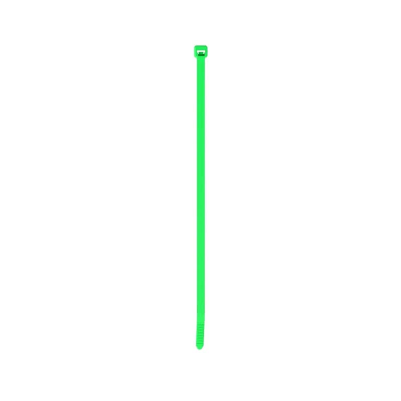 Panduit PLT2S-C55 Locking Cable Ties are designed to satisfy the needs of general applications, while delivering consistent performance and reliability. Featuring a curved tip to allow for easy pick up from flat surfaces and faster initial threading. Standard cross section, 7.4" (188mm) length. Made of Nylon 6.6, are fluorescent green in color and come in packages of 100.