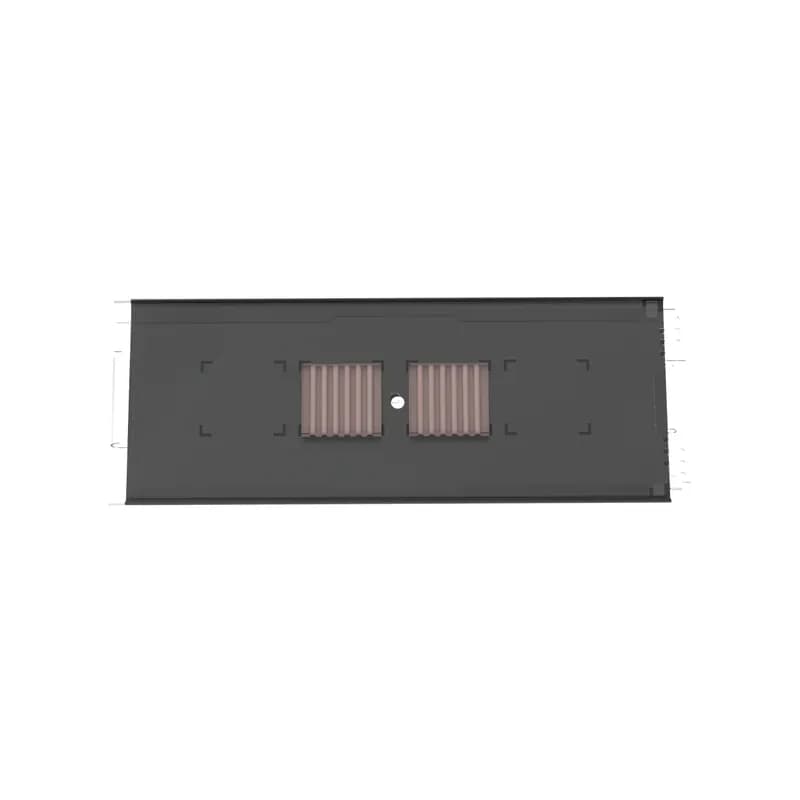 The fiber splice tray kit is for up to 24 mechanical or fusion splices or 144 ribbon fusion splices. It fits in Panduit FRME3 and FRME4 rack mount enclosures and stacks up to three high using FST24H3 stacking unit.