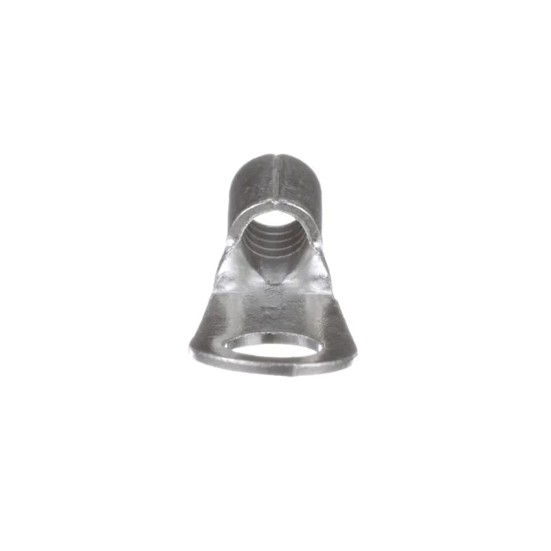 The P8-14R-Q Pan-Term Terminal is a non-insulated, ring terminal. Brazed seam protects terminal barrel from splitting during the crimp process. Internal barrel serrations assure good wire contact and maximum tensile strength.