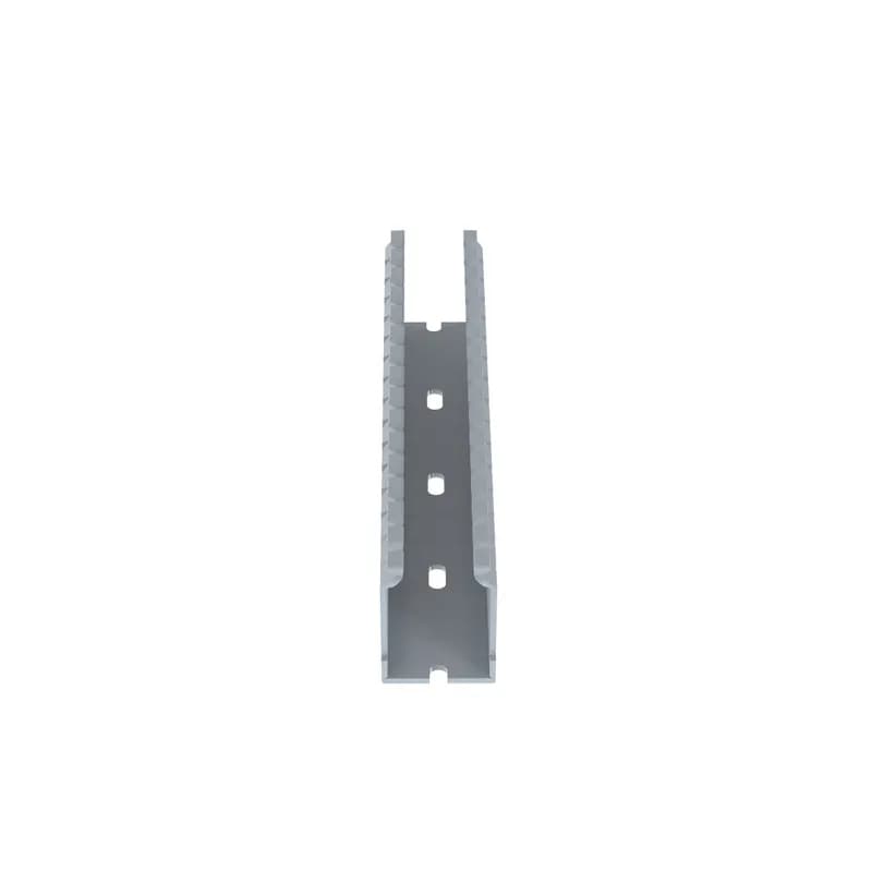 The F1X1.5LG6 Panduct Lead-Free PVC Narrow Slot Wiring Duct features a narrow slot/finger design that closely matches the spacing of high-density components. Upper and lower scorelines allow for easy finger/sidewall section removal. UL 94 flame class of V-0 with a UL recognized continuous-use temperature up to 122 F (50 C). Mounting holes provided. Lead-free PVC. 1" x 1.5" (25.4 mm x 38.1 mm) and 6' (1.83 m) long. Cover sold separately. Color Light Gray.