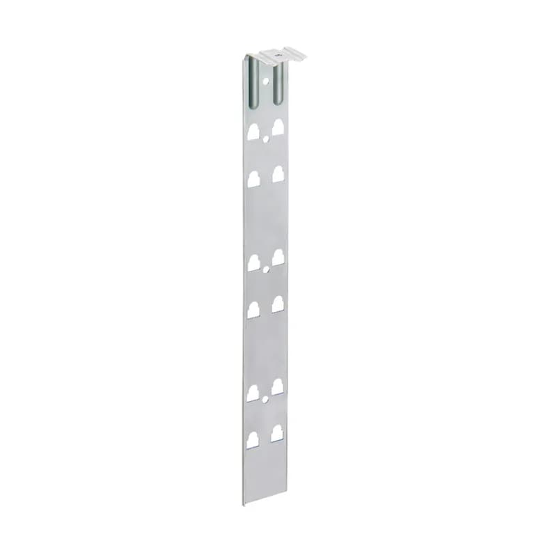 Three-level ceiling mount bracket with one 1/4 (M6) mounting hole. Maximum capacity of six J Hooks.