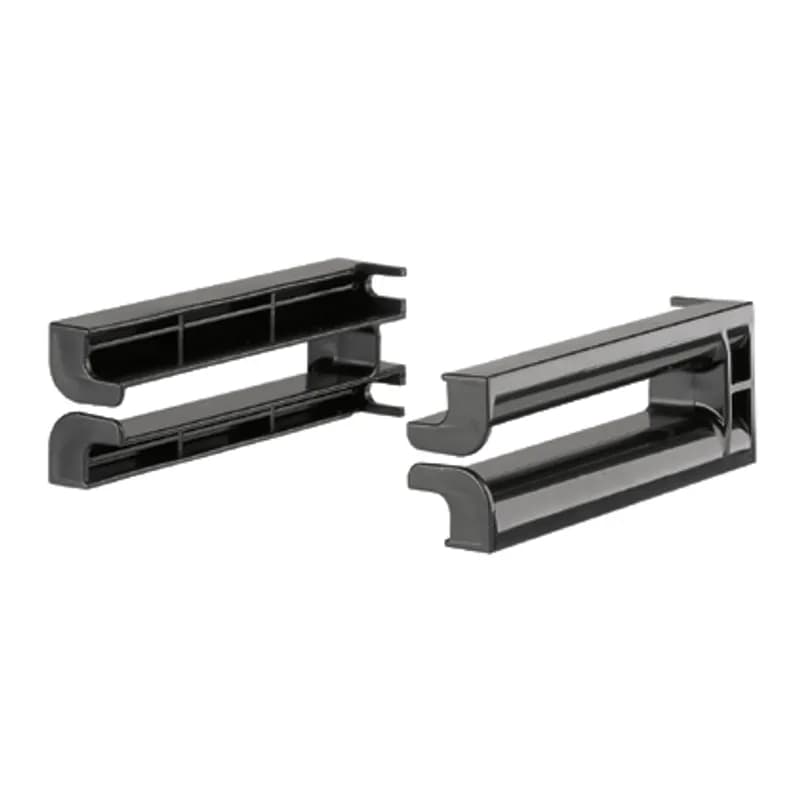 The Bend Radius Control Clip provides 0.5 in. bend radius for patch cords when transitioning to and from products such as patch panels and horizontal cable managers. The clip can be installed directly over the patch panel at any rack unit in the rack or cabinet. The clip is 1 RU, 5 in. deep and black in color.