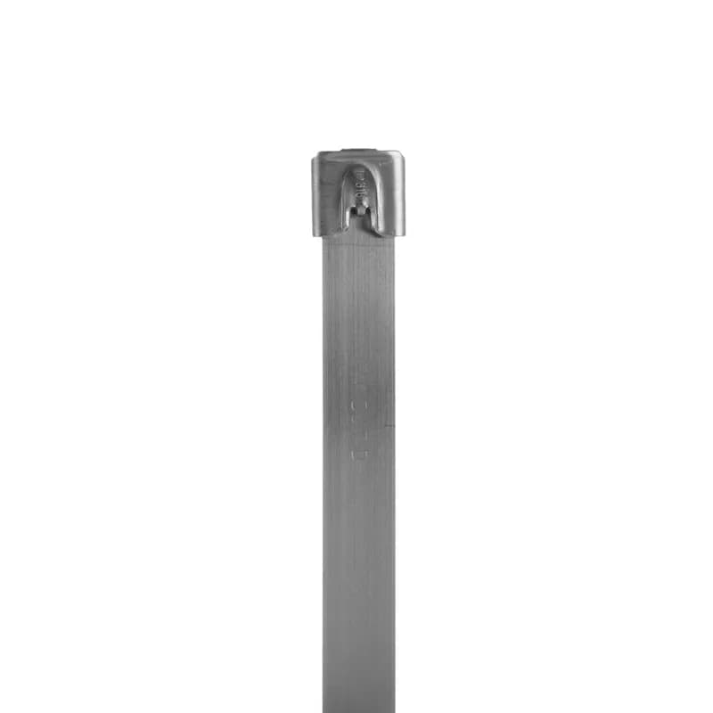 The MLT6DSH-Q self-locking cable cleat speeds up installation with a unique self-locking head that secures into any position along the band's length. The smooth and safe cable banding passes through the head twice, providing additional strength in short circuit applications. The variable design is compatible with quad, trefoil, and multicore cables and certified to IEC61914:2015, tested up to 75.1kA peak fault current. Features 304 AISI SS, 5340N tensile strength, 152mm bundle capacity.