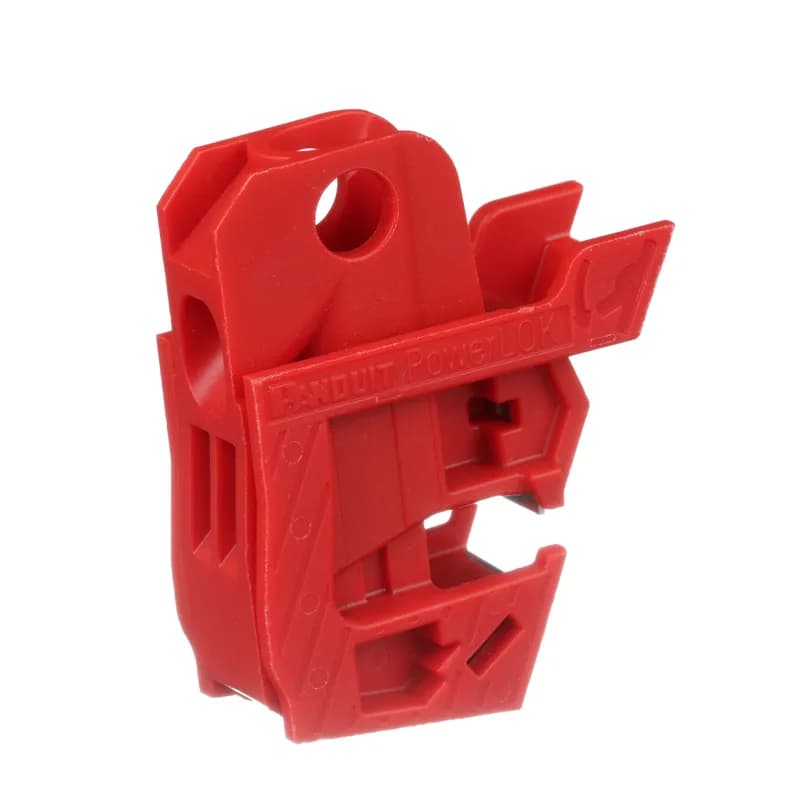 PowerLOK circuit breaker lockout device, red.