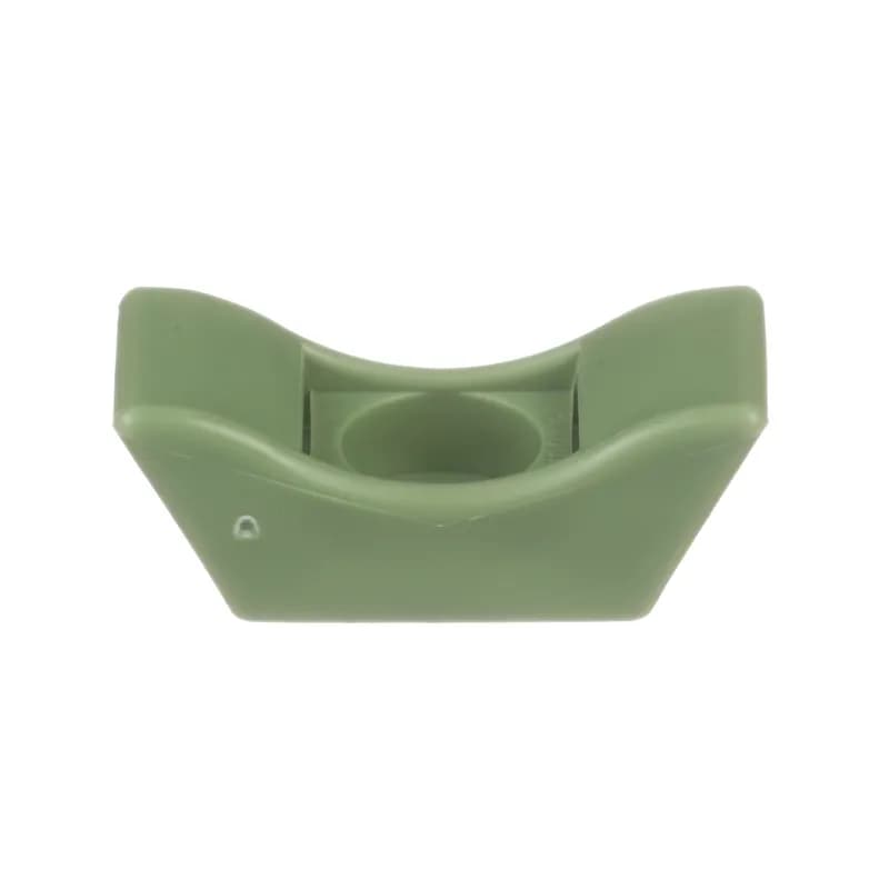 The extra heavy cable tie mount in green is applied with a #10 (M5) screw. It is made of polypropylene for indoor environments. It comes in packages of 100.