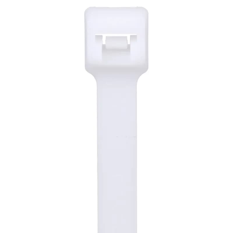 Panduit PLT5H-L Locking Cable Ties are designed to satisfy the needs of general applications, while delivering consistent performance and reliability. Featuring a curved tip to allow for easy pick up from flat surfaces and faster initial threading. Heavy cross section, 17.7 (450mm) length. For indoor use, made of Nylon 6.6, are natural in color and come in packages of 50.