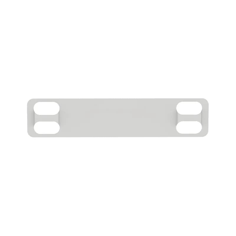 The MMP350-C316 Stainless Steel Marker Plate provides permanent identification of pipes, conduits, valves, cables, and equipment in harsh environments. The designated plates feature an easy feed design with a raised slot to simplify cable tie installation and improve productivity. 3 lines of text maximum. 316 Stainless Steel. 3.5" x 0.75" (88.9 mm x 19.1 mm). Color Silver. 100 per package.