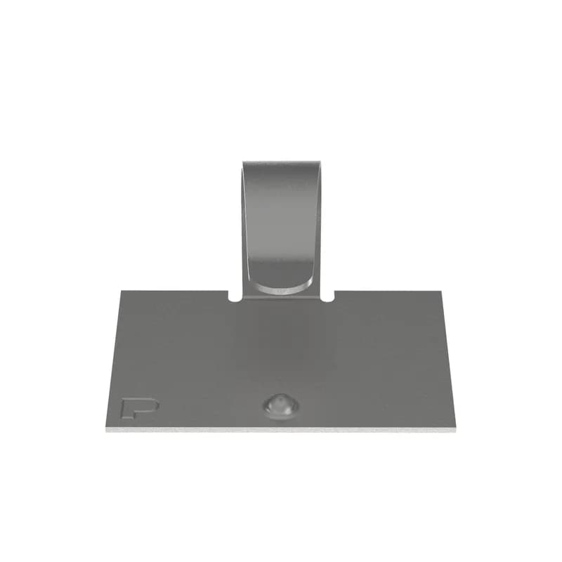 Panduit MACC25-A-D Metal Adhesive Cord Clips can be opened and closed without damaging clip in order to remove or add cables quickly and easily. For use in indoor environments and with bundles of no more than 0.25 (6.4mm) in diameter. It uses rubber adhesive as mounting method. Made of Zinc Plated Steel and come in packages of 500.