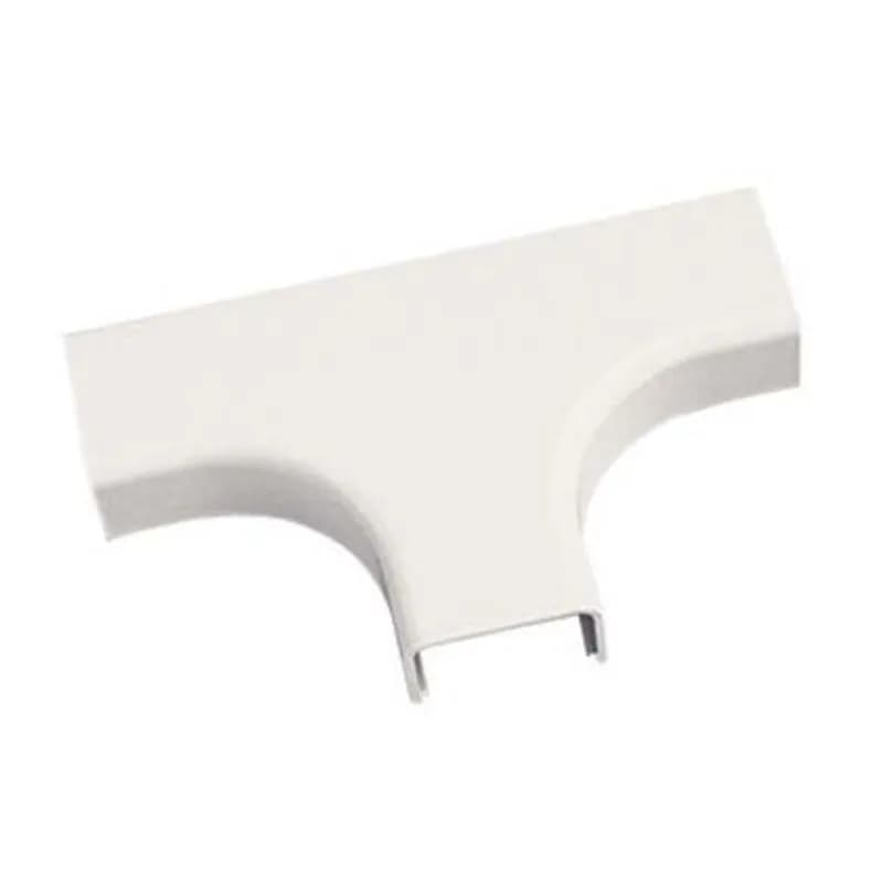 The tee fitting extends cable runs in a tee configuration and is used with LD5 raceway, in applications up to 50 V. It meets TIA/EIA and is Off White.