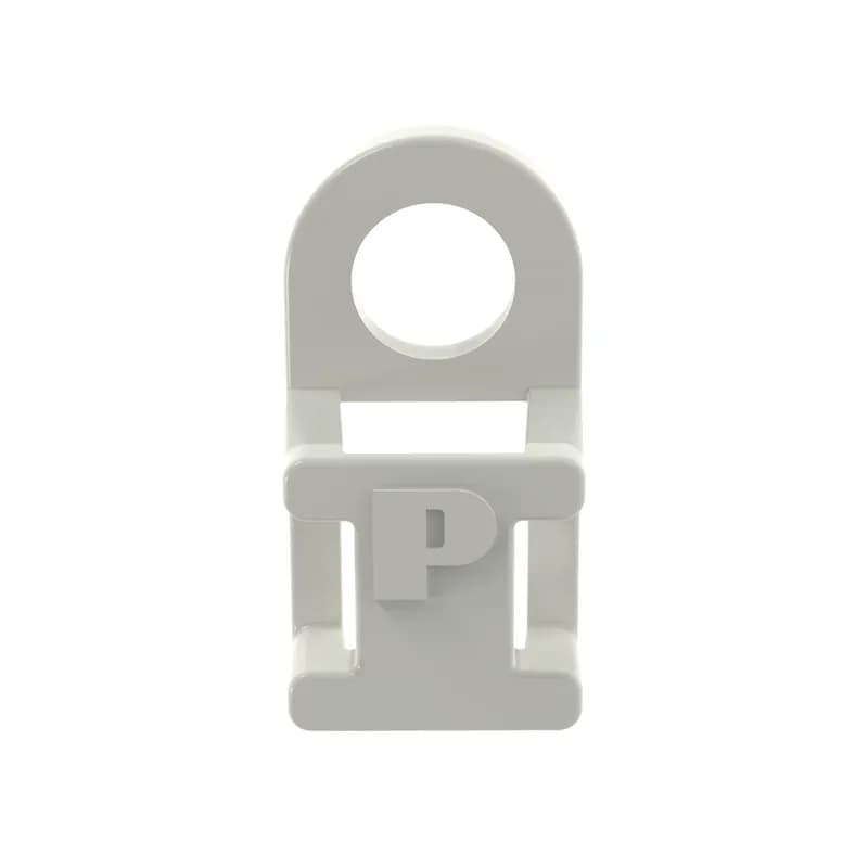 Panduit TA1S10-C cable tie anchor mount is a low profile and versatile screw-installed mount that is ideal for applications where space is limited. This mount has four-way cable tie entry for easy orientation of wires and cables with the option to mount in-line or perpendicular to the wire bundle. Install with a #10 (M5) screw. Use with miniature, intermediate and standard Cable Ties. For indoor use, are made of Nylon 6.6, are natural in color, and comes in packages of 100.