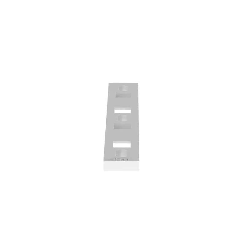 Panduit s MTP2H-E10-C Multiple Tie Plates are designed to secure bundles that are closely spaced. With their low profile design, bundles stay close to mounting surface making them ideal for areas where overhead space is limited. These mounts can be used with miniature through heavy cable ties and are intended for use in indoor environments. Supports two bundles and uses #10 (M5) screws. Made of Nylon 6.6, are natural in color and come in packages of 100.