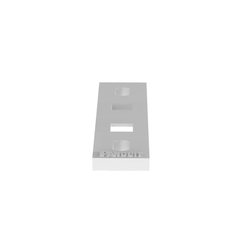 Panduit s MTP1H-E6-C Multiple Tie Plates are designed to secure bundles that are closely spaced. With their low profile design, bundles stay close to mounting surface making them ideal for areas where overhead space is limited. These mounts can be used with miniature through heavy cable ties and are intended for use in indoor environments. Supports one bundle and uses #6 (M3) screws. Made of Nylon 6.6, are natural in color and come in packages of 100.