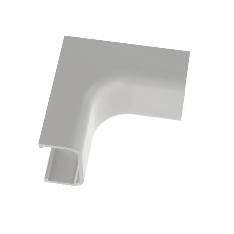 The inside corner fitting is used to efficiently run cables along an inside corner. It has a 90 angle and is designed to be used with the LD3 or LDPH3 raceway and features a snap-on installation. White.