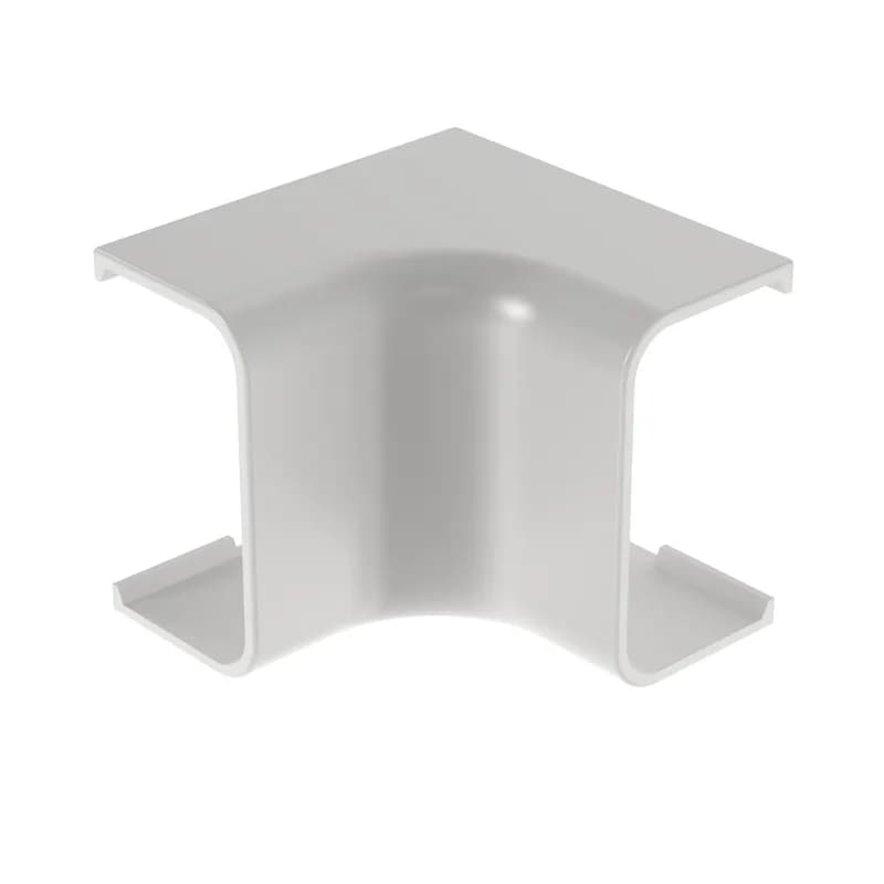 Panduit ICF10WH-X - The inside corner fitting is used to efficiently run cables along an inside corner. It has a 90 angle and is designed to be used with the LD10 or LDPH10 raceway and features a snap-on installation. White