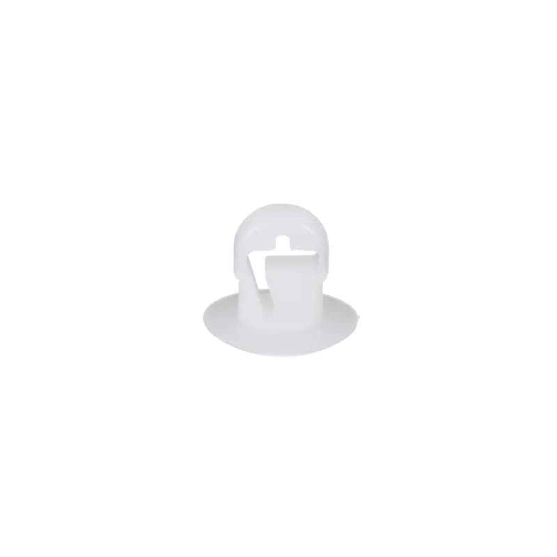 Panduit PBMS-H25-M - Panduit PMBS-H25-M push button cable tie mount requires no adhesive or additional mounting hardware. Designed for use where both sides of the panel are accessible. For maximum panel thickness of .125" (3.2mm) and for hole size .250" (6.4mm). Use with Miniature, Intermediate and Standard cross section cable ties. For indoor use. Made of Nylon 6.6, have a flammability rating of V-2, are natural in color, and come in packages of 1000.