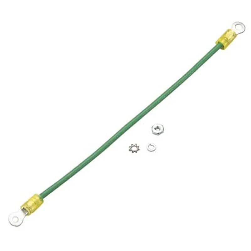 Attaches CP**BL panel to grounding bus. Insulated #12 AWG stranded copper cable 8 long.