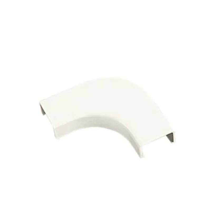 The right angle fitting is a Surface Raceway fitting designed to transition your raceway around a corner while maintaining a 1 inch bend radius. It is designed to be used with LD3 raceway and features a snap-on installation. It meets TIA/EIA, used in applications up to 50 V, and is Electric Ivory.