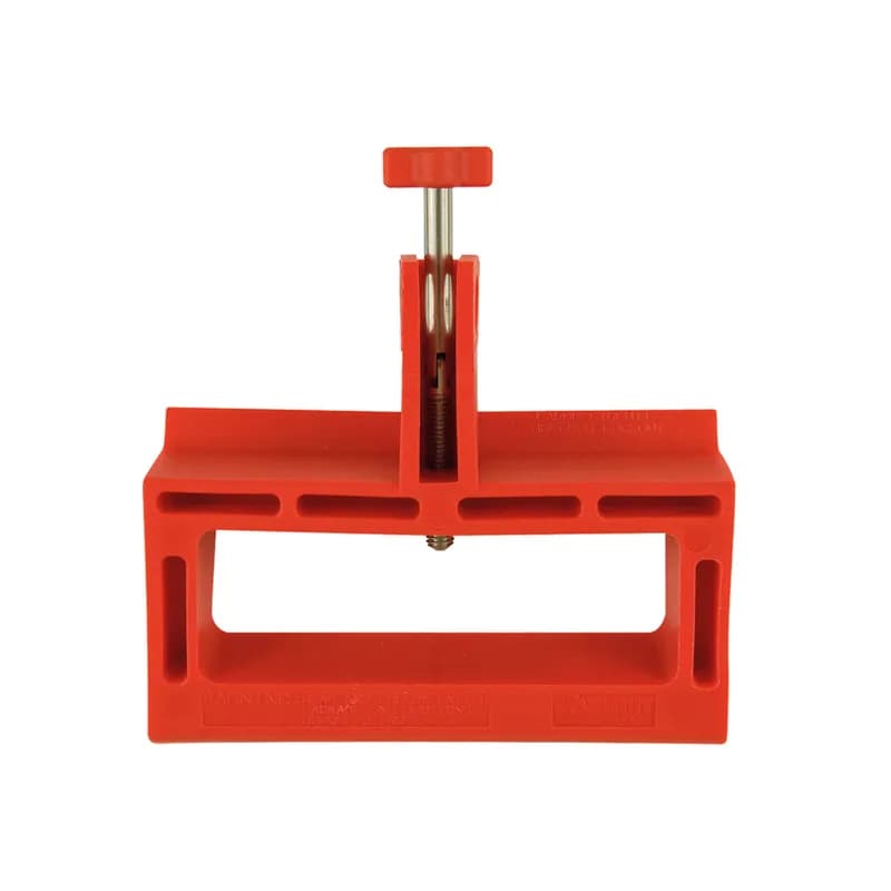 Panduit PSL-CBL - The PSL-CBL Large Handle Circuit Breaker Lockout quickly locks out large molded-case circuit breakers (such as 480/600V breakers) and is ideal for industrial and harsh applications. The compact, universal design fits a wide range of large handle circuit breakers. Accommodates breaker handle dimensions up to 0.80" thick x 3" wide (20.32 mm x 76.20 mm). Nylon. 3.75" x 2.24" (95.2 mm x 56.8 mm). Color Red. 1 per package.