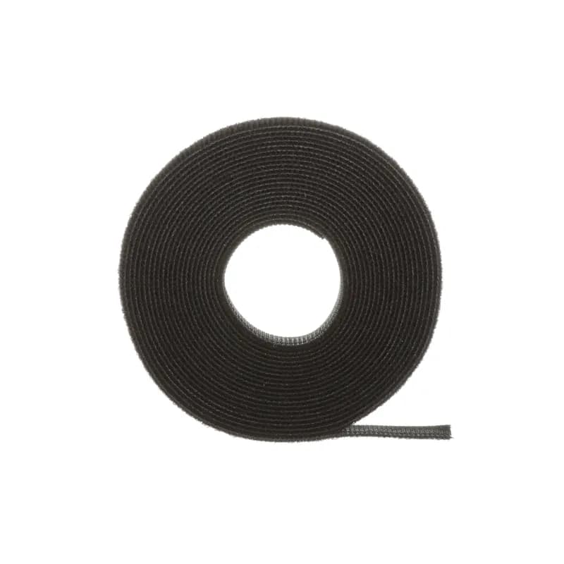 Panduit HLM-15R0 - The Tak-Ty Hook and Loop Cable Tie Roll is constructed of soft, premium material that is safe to use on high performance cables to protect against over-tensioning. The hook and loop cable tie is adjustable, releasable, and re-usable making it ideal for applications requiring frequent moves, adds, or changes. The hook and loop cable tie is 15 feet x 0.33 inches (4572mm x 8.4mm). It is a continuous roll and can be cut to the desired length to eliminate waste.