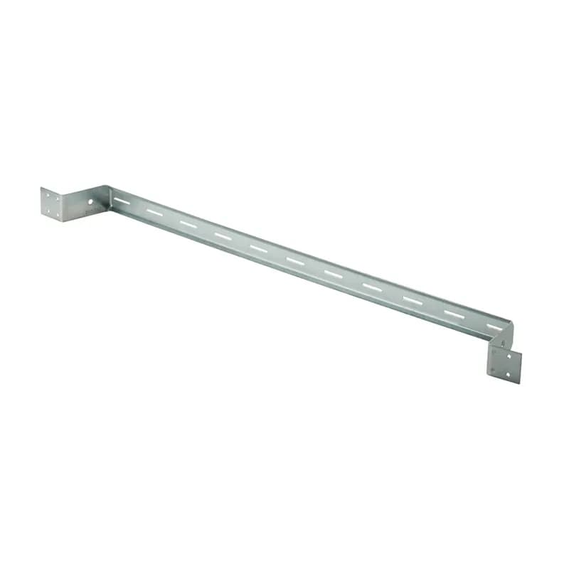 Box mounting bracket to support 2-1/8" box-to-studs on 24" centers.