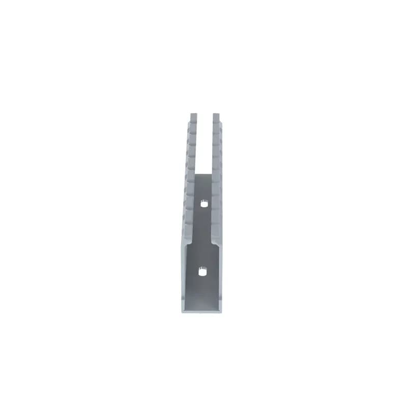 The G.75X2LG6-A Panduct Lead-Free PVC Wide Slot Adhesive Wiring Duct features a wide slot/finger design that provides greater sidewall rigidity and is suitable with a range of wire bundle sizes. UL 94 flame class of V-0 with a UL recognized continuous-use temperature up to 122 F (50 C). Mounting holes provided. 0.75" x 2.0" (19.05 mm x 50.8 mm) and 6' (1.8 m) long. Cover sold separately. Color Light Gray.