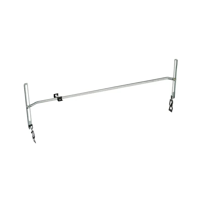 StrongHold P512A Adjustable Box-to-T-bar fasteners accomedates 24" T-Bar span, and is adjustable up to 8" height. This versatility allows for the installation of double deep boxes, speaker cases and emergency light fixtures above T-bar. For use in acoustic, ceiling and partitioning and electrical applications and come in packages of 25.