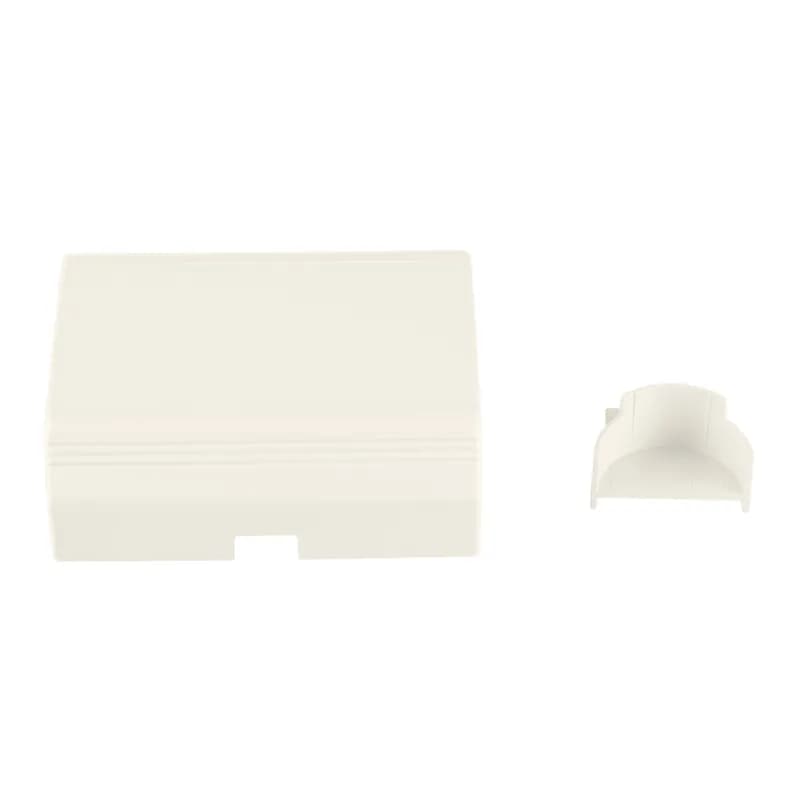 The snap-on transition fitting cover is for use with LD, LDPH, T-70 and T45 raceways. It is White.
