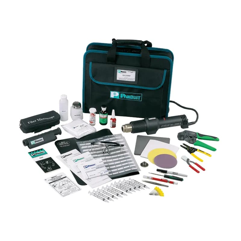 Panduit FPAD - The 70 durometer polishing pad and plate are used as part of the field polish fiber optic termination process.