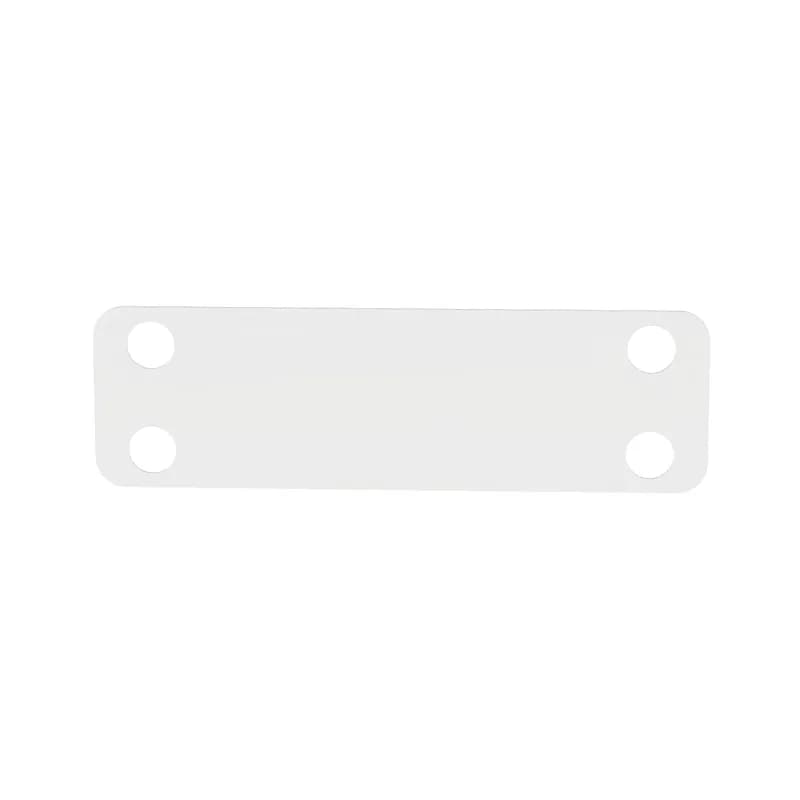 Panduit MP350-C - Panduit MP350-C Marker Plates can be installed as flags, tags or wrap around identification plates, to clearly identify all wire harnesses. Use with nylon marking pens for an easy and economic alternative to identify wire harnesses. They are 3.50 " x 0.75" (88.9mm x 19.1mm) in size and designed for use in indoor environments. Use with miniature, intermediate and standard cable ties. Made of Nylon 6.6, are white in color and come in packages of 100.