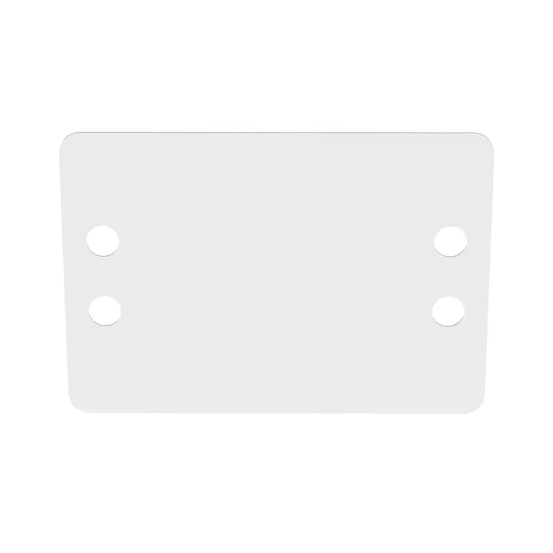 Panduit MP250W175-C Marker Plates can be installed as flags, tags or wrap around identification plates, to clearly identify all wire harnesses. Use with nylon marking pens for an easy and economic alternative to identify wire harnesses. They are 2.50 " x 1.75" (63.5mm x 44.5mm) in size and designed for use in indoor environments. Use with miniature, intermediate and standard cable ties. Made of Nylon 6.6, are white in color and come in packages of 100.