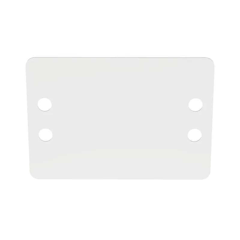Panduit MP250W175-M Marker Plates can be installed as flags, tags or wrap around identification plates, to clearly identify all wire harnesses. Use with nylon marking pens for an easy and economic alternative to identify wire harnesses. They are 2.50 " x 1.75" (63.5mm x 44.5mm) in size and designed for use in indoor environments. Use with miniature, intermediate and standard cable ties. Made of Nylon 6.6, are white in color and come in packages of 1000.