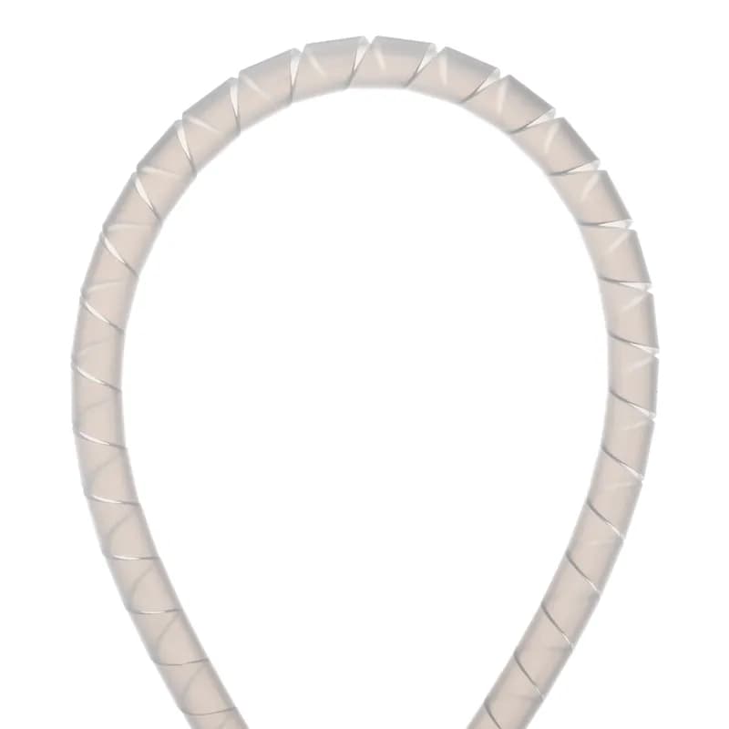 The T50F-C Polyethylene Spiral Wrap provides continuous abrasion protection for wires, cables, and tubing. The spiral wrap harnesses multiple cables into a single manageable bundle while allowing for breakouts. Lightweight, flexible, durable protection allows for use with irregular shapes. Rated for use up to 122 F (50 C). 0.50" (12.7 mm) diameter x 100' (30.5 m) long. Bundle Diameter Range 0.375" to 4" (9.5 mm to 101.6 mm). Color Natural.