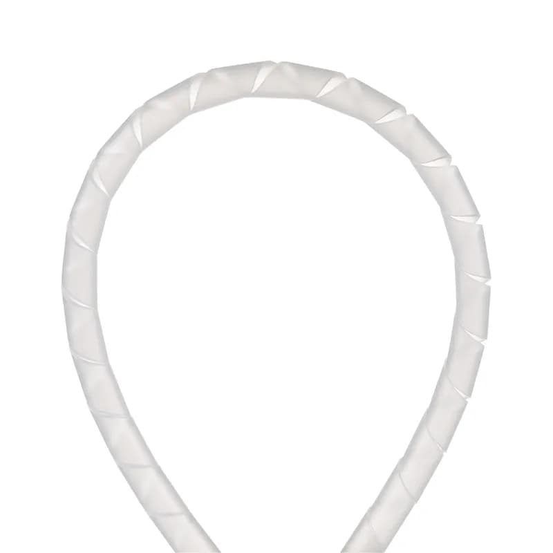 The T25N-C Nylon 6.6 Spiral Wrap provides continuous abrasion protection for wires, cables, and tubing. The spiral wrap harnesses multiple cables into a single manageable bundle while allowing for breakouts. Lightweight, flexible, durable protection for use with irregular shapes. Rated for use up to 149 F (65 C). 0.25" (6.4 mm) diameter x 100' (30.5 m) long. Bundle Diameter Range 0.1875" to 2" (4.8 mm to 50.8 mm). Color Natural.