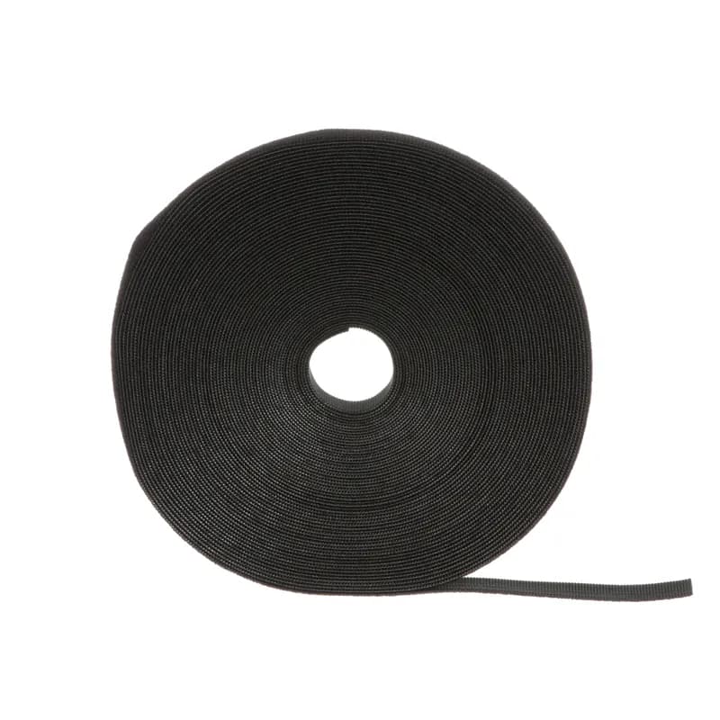 Panduit HLS-75R0 - The Tak-Ty Hook and Loop Cable Strip Tie is constructed of soft, premium material that is safe to use on high performance cables to protect against over-tensioning. The hook and loop cable tie is adjustable, releasable, and re-usable making it ideal for applications requiring frequent moves, adds, or changes. The cable strip tie is 75 feet L x 0.75 inches W (4572mm x 19.1mm).