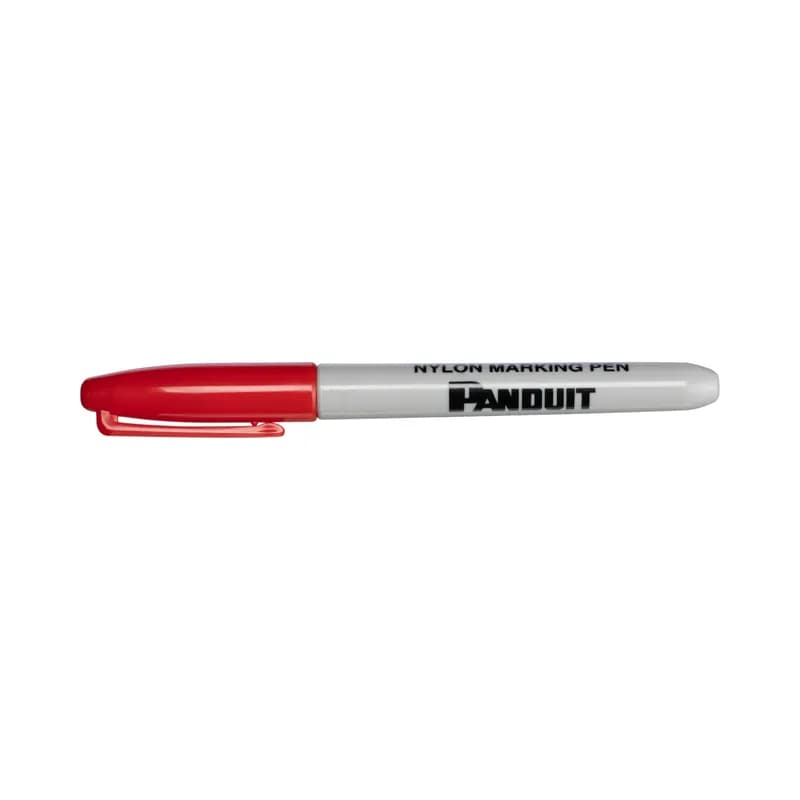 Panduit PX-2 - Permanent marking pen, regular tip, red.