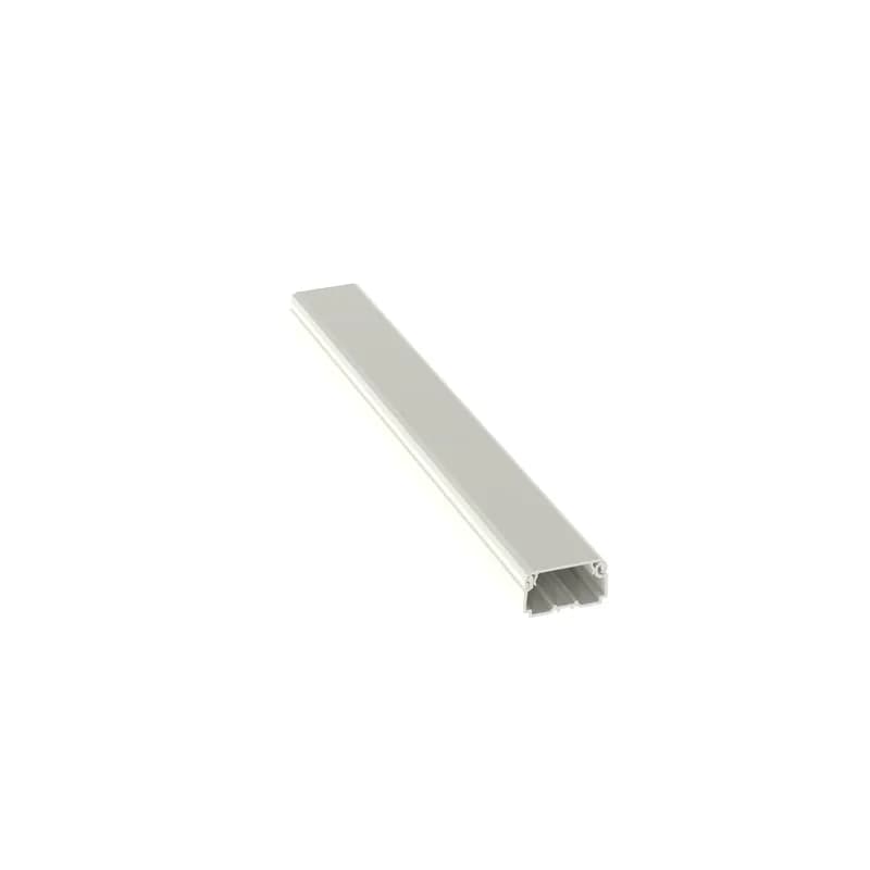 The LDPH10 power rated Surface Raceway is a two-piece latching raceway with cover suitable for applications up to 600 V. It features pre-punched mounting holes and factory-applied adhesive backing for fast mounting. It is 8 feet in length and is 1.52 inches wide by 0.86 inches deep. It meets TIA/EIA Standards, is UL5A Listed, and is UL Compliant. It is Off White.