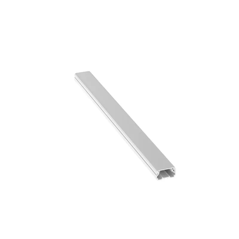 The LDPH5 power rated Surface Raceway is a two-piece latching raceway with cover suitable for applications up to 600 V. It features pre-punched mounting holes and factory-applied adhesive backing for fast mounting. It is 8 feet in length and is 1.02 inches wide by 0.55 inches deep. It meets TIA/EIA Standards, is UL5A Listed, and is UL Compliant. It is White.