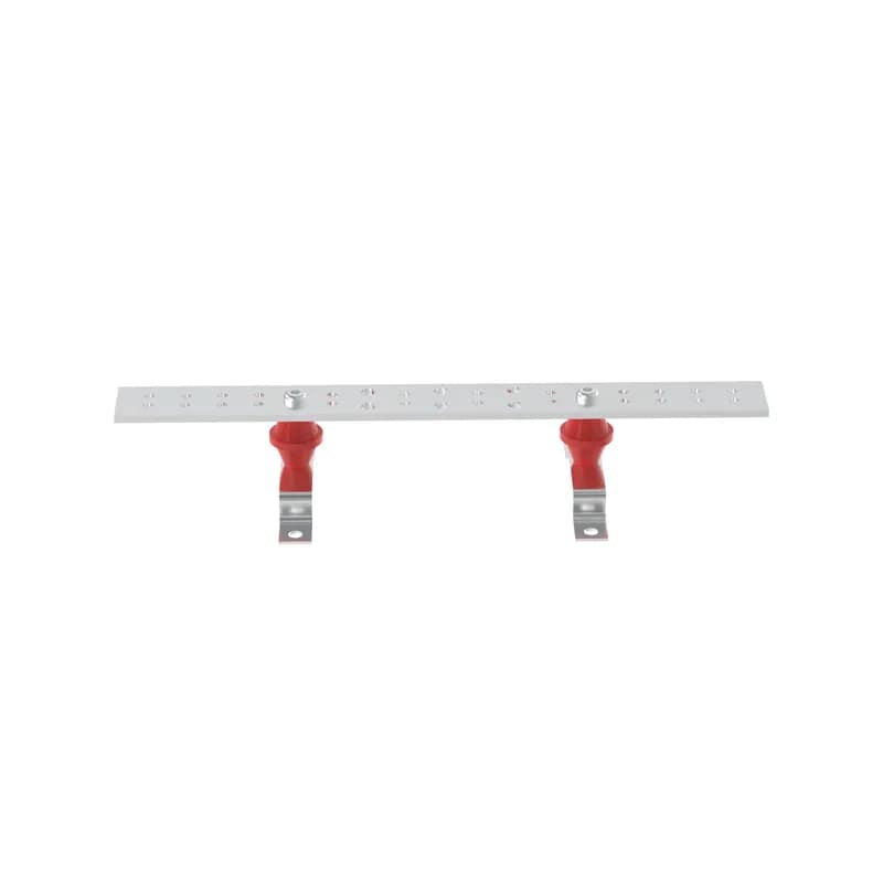 The GB2B0312TPI-1 Grounding Busbar meets BICSI and ANSI/TIA-607-D requirements for network systems grounding applications. Made of high conductivity copper and tin-plated to inhibit corrosion, comes pre-assembled with brackets and insulators attached for a quick installation. The insulators provide 600 V of insulation and use of Panduit self-laminating laser/ink jet labels to identify busbars.
