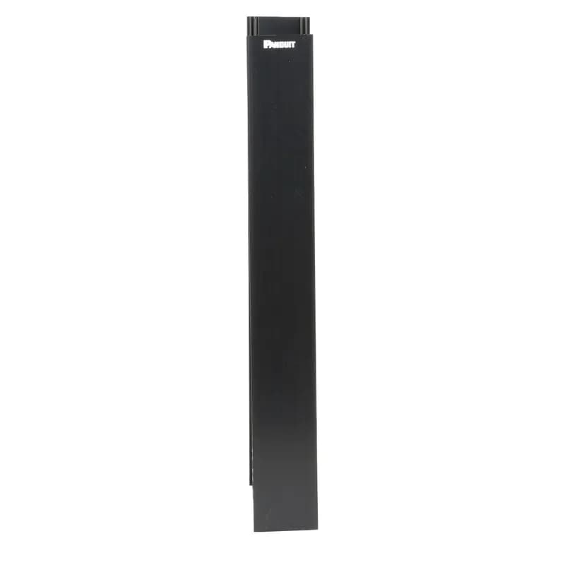 The NetRunner Vertical Cable Manager is a dual-sided cable manager that provides a cost-effective solution to organize, manage, and protect network cabling in telecommunication rooms and data centers. Cable management fingers simplify cable routing during installation and maintenance. The bend radius control helps protect cables from kinks and snags, ensuring system performance and reliability. The manager is 45 RU, 5 inches wide x 12 inches deep, includes dual-hinging covers, and is black.