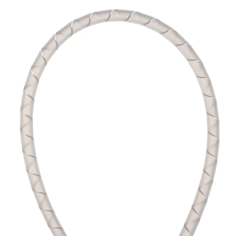 The T50FR-TLY Flame Retardant Polyethylene Spiral Wrap provides continuous abrasion protection for wires, cables, and tubing. The spiral wrap harnesses multiple cables into a single manageable bundle while allowing for breakouts. Lightweight, flexible, durable protection for use with irregular shapes. Rated for use up to 122 F (50 C). 0.50" (12.7 mm) diameter x 250' (76.2 m) long. Bundle Diameter Range 0.375" to 4" (9.5 mm to 101.6 mm). Color Natural.