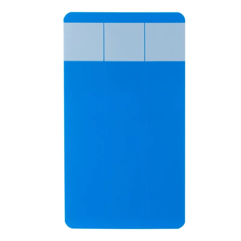 Panduit PSCC-5Y - White write-on, self-laminating vinyl label, 1.00 x 5.00.