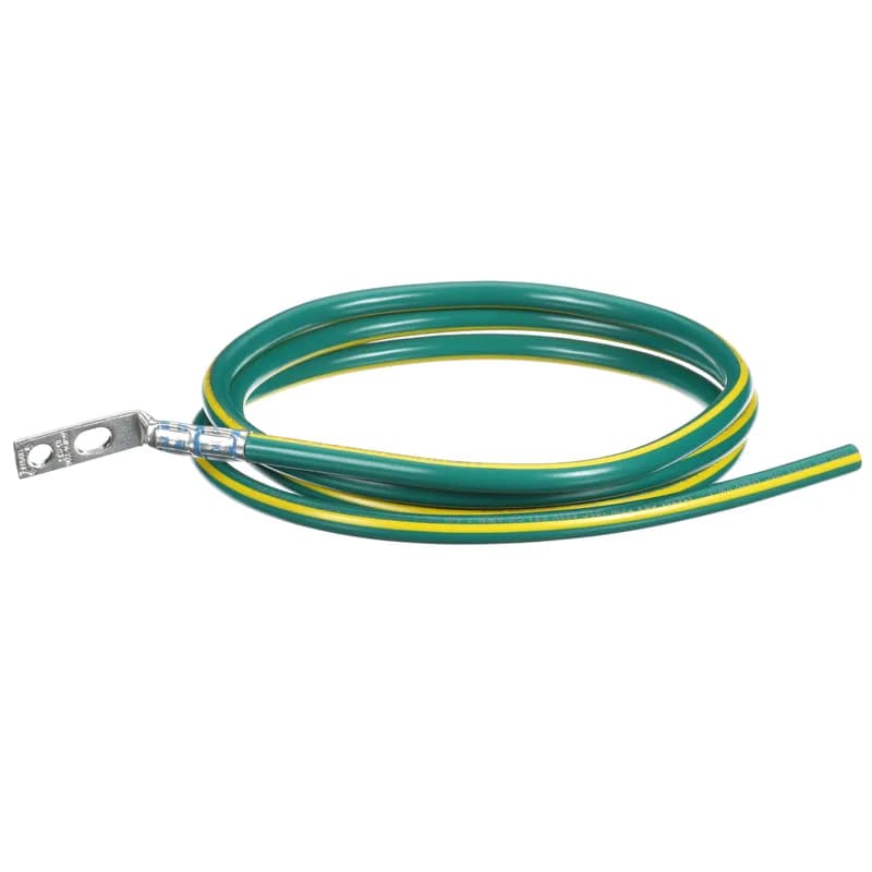 The RGCBNJ660PY Equipment Bonding Jumper Kit bonds the rack or cabinet to the subfloor or overhead building grounding system. Engineered to comply with US and International grounding requirements. HTAP is UL Listed and CSA Certified for applications up to 600 V when crimped with Panduit and specified competitor crimping tools, and Panduit crimping dies. Color Green/Yellow.