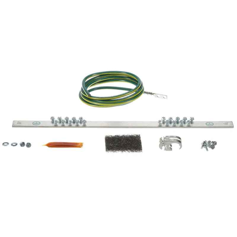 The RGRKCBNJY Grounding Busbar provides a dedicated ground system to maintain system performance and protect network equipment when equipment is already installed. Optimized for installation on 19RU's within the rack or cabinet that meet EIA-310-D. The thread-forming screws eliminate the need to manually remove paint from the rack and provides a complete system of matched components that can be easily selected to save cost and labor.
