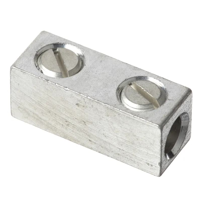 Splicer/reducer, aluminum, dual rated, type SR, #14 - #2 AWG, #14 - #10 AWG SOL.