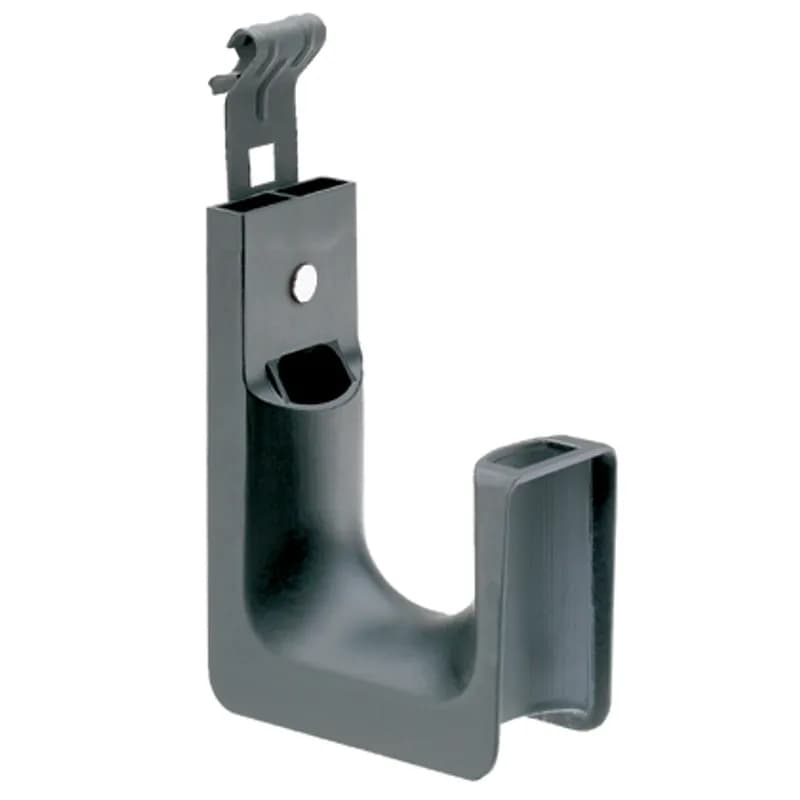 J-PRO Cable support system, with z-purlin clip for use with angled flanges up to 1/4 (6.4mm) thick, 0.75 (19.0mm) max. bundle capacity, nylon 6.6 with metal attachments, black, 50 pc. package quantity.
