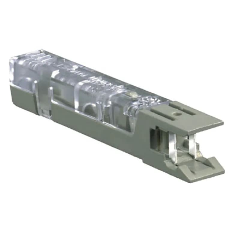 The 1 Pair 110 Patch Connector is for use with Pan-Punch 110-style Bases, Connectors and Systems.