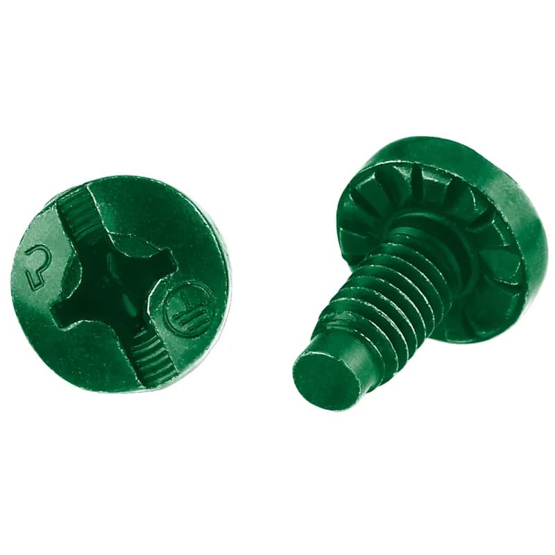 Panduit RGTBS1032G-C - Green thread-forming bonding screw, #10-32 x 1/2".