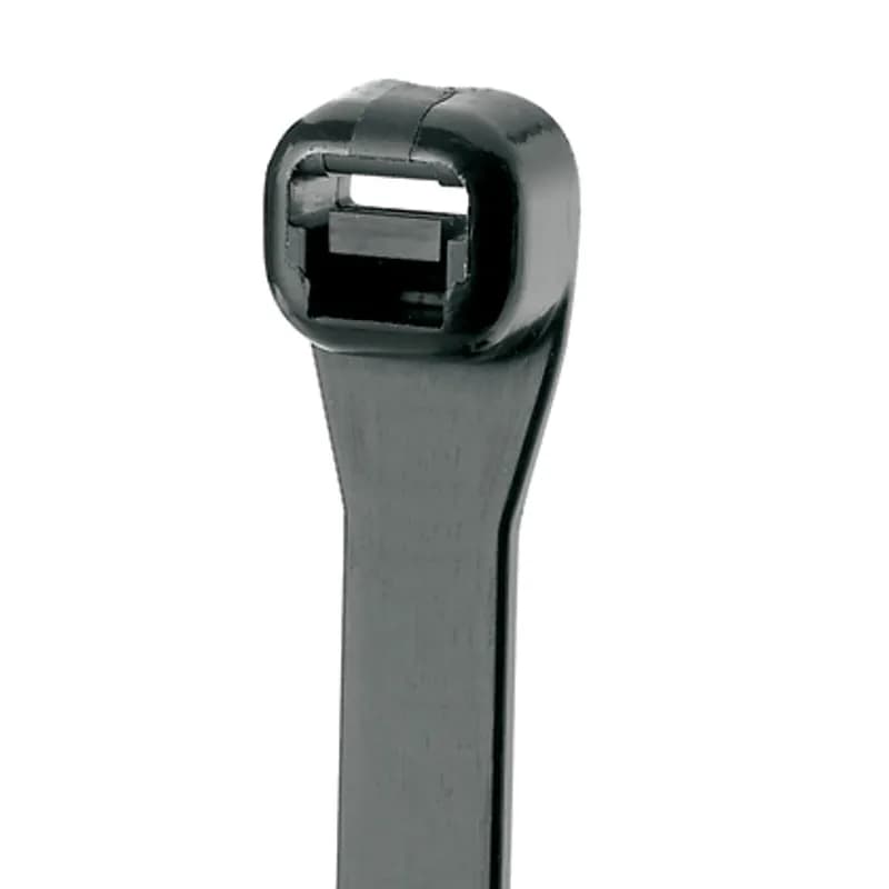 Super-Grip Cable Ties are designed with high strength and flexibility to tightly grip bundles and resist lateral movement despite the rough conditions of MRO and construction environments. Plus, with weather-resistant Nylon 6.6 material, it's ideal for intense UV environments. Standard cross section, 15.3in, Tensile Strength: 334, black, 100pc.