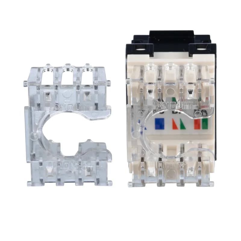 The clear wire retention cap for DataPatch Category Punchdown Patch Panels. Package of 24.