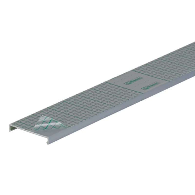 The C4BL6-F PVC Flush Wiring Duct Cover with Protective Film features a temporary protection film that protects duct covers from damage during the installation process. The cover features a non-slip, liner to prevent cover slide. The general-purpose lead-free PVC material is suitable for use in indoor applications. UL 94 flame class of V-0 with a UL recognized continuous-use temperature up to 122 F (50 C). 0.37" x 4.25" (9.4 mm x 108.0 mm) and 6' (1.83 m) long. Color Black.